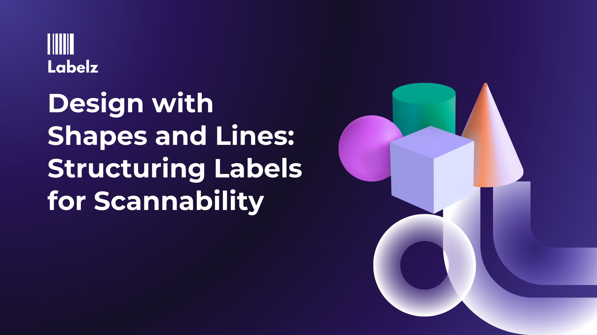 Design with Shapes and Lines: Structuring Labels for Scannability