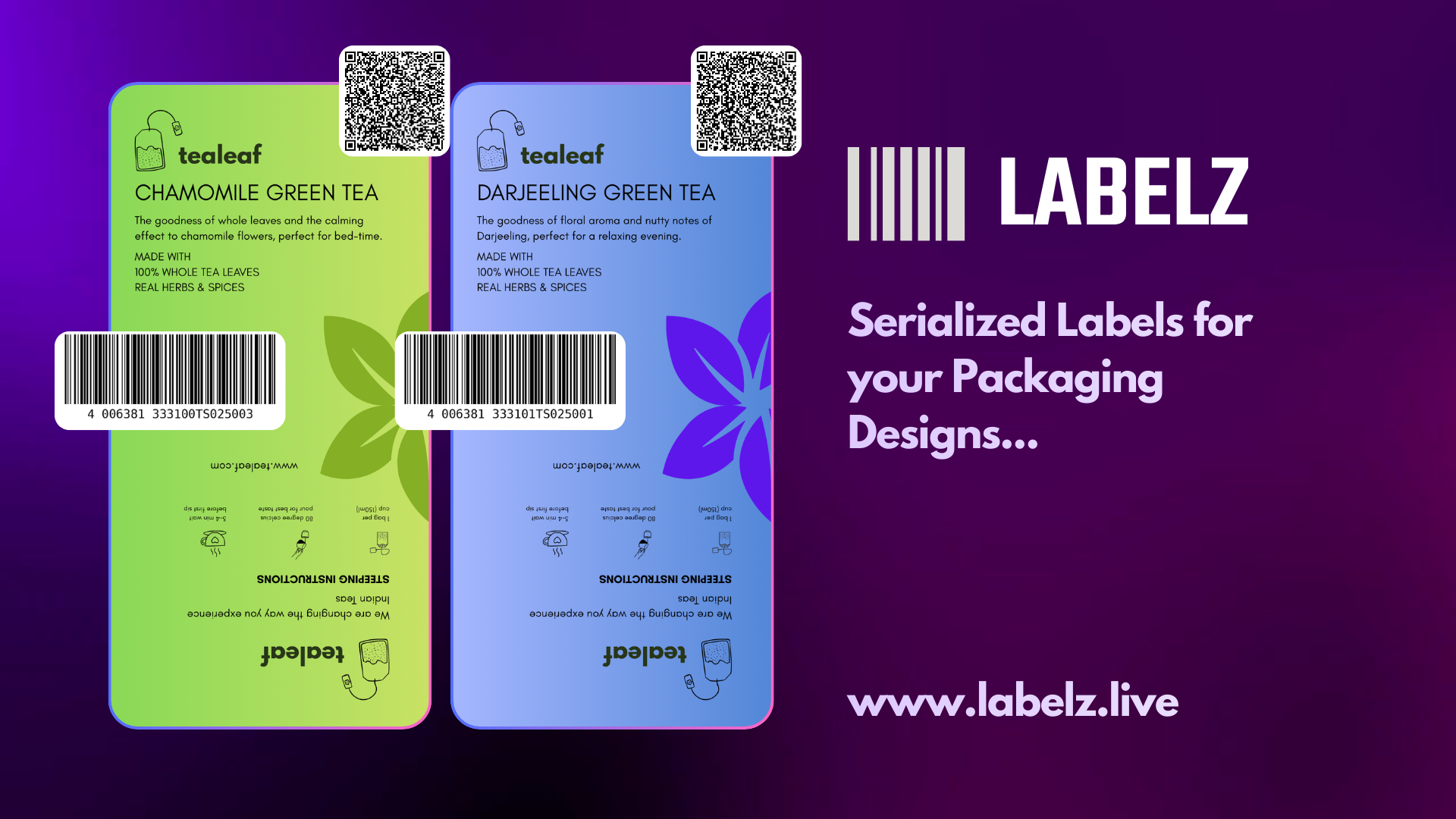 Turn Packaging Designs into Labels